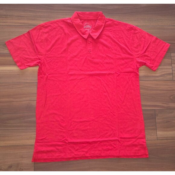 True Classic Red Short Sleeve Polo Shirt Men's Size XL NEW - Picture 3 of 4